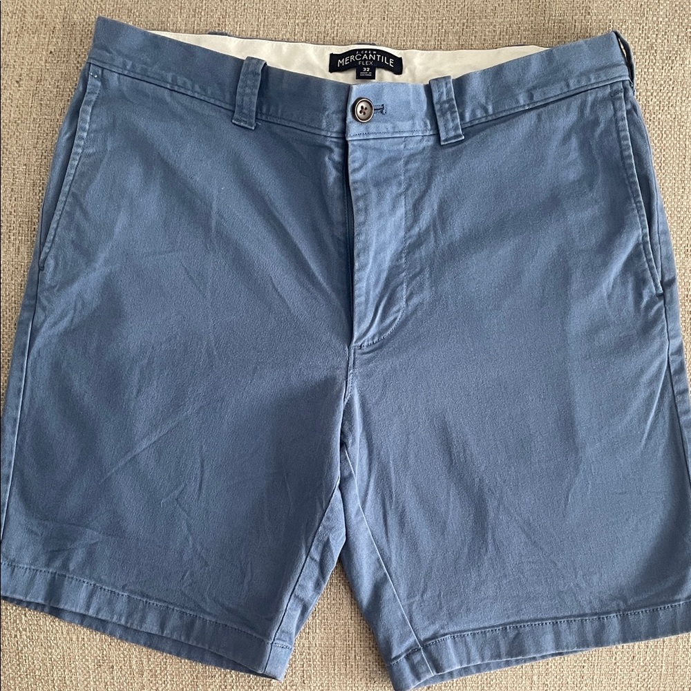 J. Crew Classic Blue Flat Front Shorts